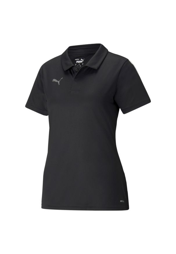 Damska koszulka polo Puma Teamliga Sideline. Typ kołnierza: polo. Kolor: wielokolorowy, biały, czarny