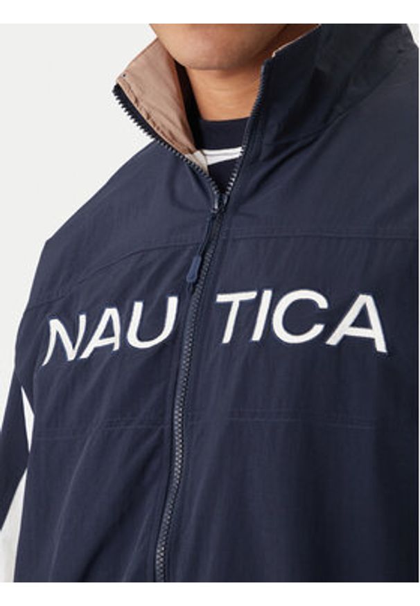 Nautica Kurtka przejściowa Cameron Fz NCC04495 Granatowy Regular Fit. Kolor: niebieski. Materiał: syntetyk