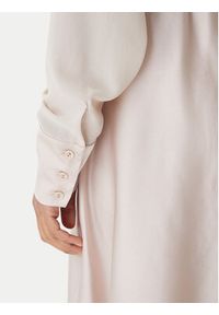 Fracomina Sukienka codzienna FY26SD2025W41101 Écru Regular Fit. Okazja: na co dzień. Materiał: syntetyk. Typ sukienki: proste. Styl: casual #5