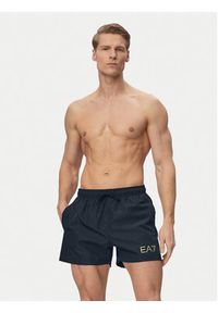 EA7 Emporio Armani Szorty kąpielowe 7M002000 AF13049 MC004 Czarny Regular Fit. Kolor: czarny. Materiał: syntetyk #2