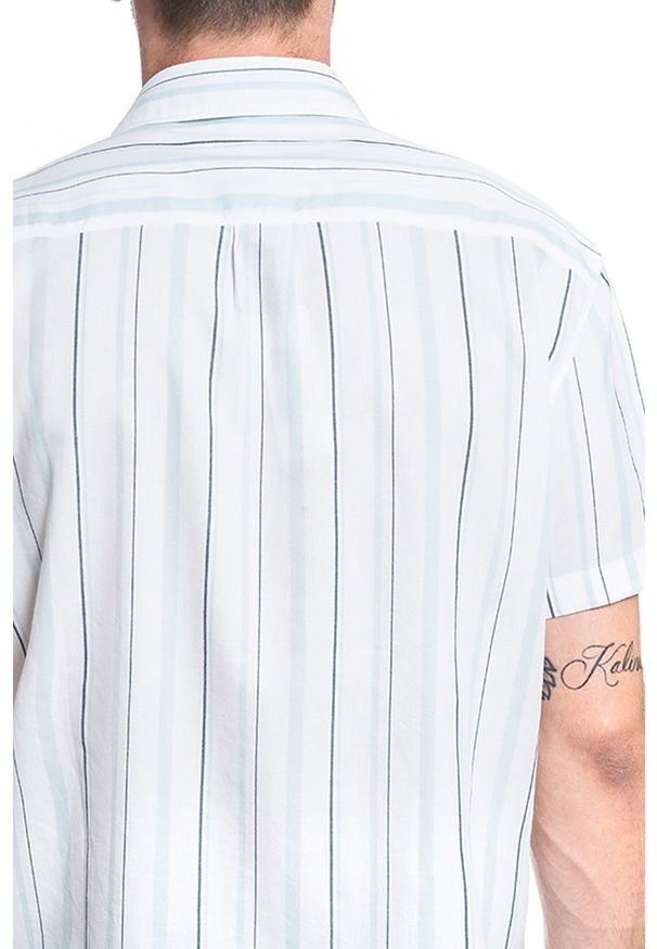 Lee - KOSZULA MĘSKA LEE SS CHETOPA SHIRT STERLING BLUE L66ATINZ 112116310