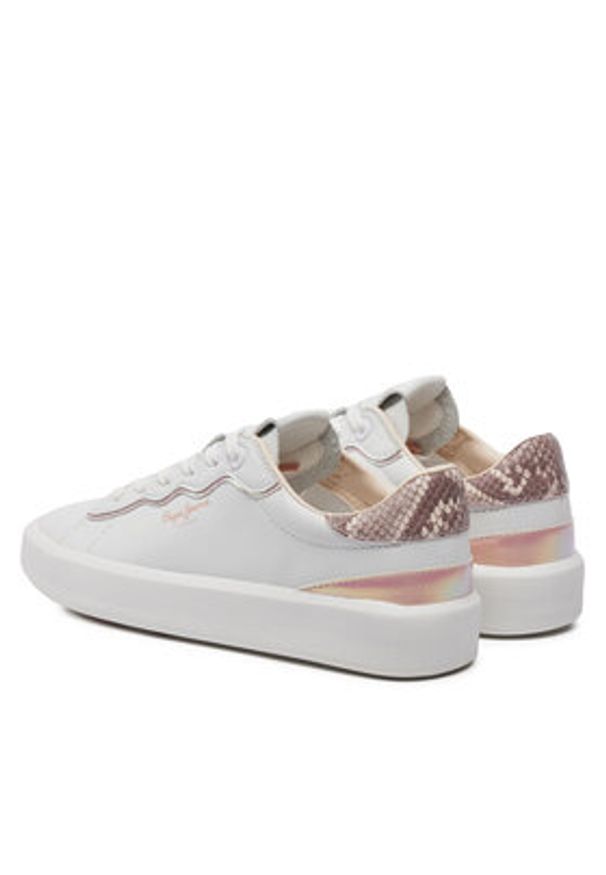 Pepe Jeans Sneakersy Dobbie Seal PLS00006 Różowy. Kolor: różowy. Materiał: materiał