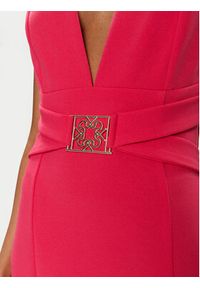 Rinascimento Sukienka koktajlowa CFC0118264003 Różowy Slim Fit. Kolor: różowy. Materiał: syntetyk. Styl: wizytowy