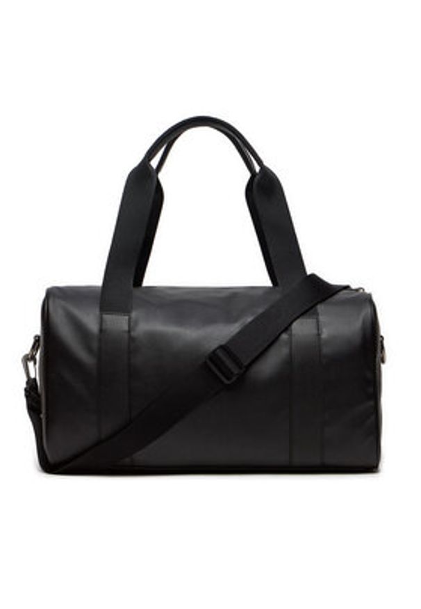 Calvin Klein Jeans Torba weekendowa Monogram Soft Flight Duffle43 K50K512037 Czarny. Kolor: czarny. Materiał: skóra