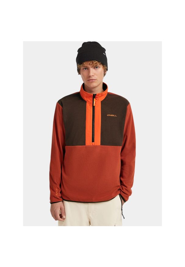 Sweter Męski O'Neill FWC'Cruz Triple Polartec. Kolor: pomarańczowy, żółty, wielokolorowy. Materiał: polar. Sport: turystyka piesza