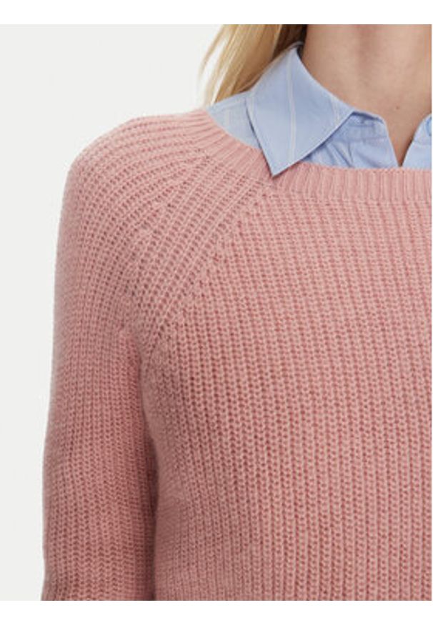 Weekend Max Mara Sweter Xeno 2525366102 Różowy Relaxed Fit. Kolor: różowy. Materiał: syntetyk
