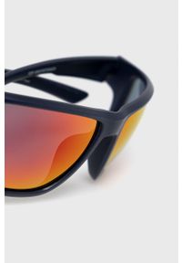 Uvex Okulary przeciwsłoneczne kolor granatowy. Kształt: prostokątne. Kolor: niebieski #2