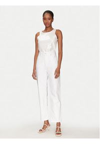 Marella Jeansy Mom 2513181084 Biały Mom Fit. Kolor: biały #3