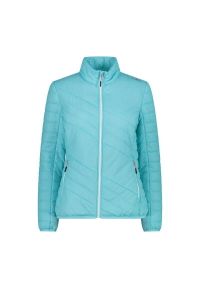 Damska kurtka puchowa CMP. Kolor: niebieski. Materiał: puch. Sport: turystyka piesza #1