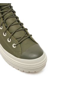 Converse Trampki Chuck Taylor All Star Lugged Heel Platform Waterproof A11163C 306 Zielony. Kolor: zielony. Materiał: materiał. Obcas: na platformie #5