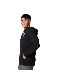 columbia - Bluza dresowa sportowa męska Trek Graphic Hoodie. Kolor: czarny. Materiał: bawełna, poliester. Sport: turystyka piesza