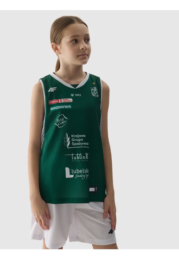 4f - 4F Tank top replika wyjazdowy z sezonu 2023/24 dziecięcy 4F x AZS UMCS Lublin - multikolor 110/116. Kolor: wielokolorowy. Materiał: dzianina. Sezon: lato