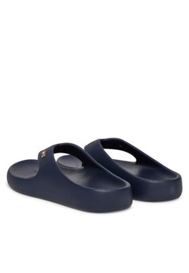 TOMMY HILFIGER - Tommy Hilfiger Japonki Th Comfort Beach Sandal FW0FW08522 Granatowy. Kolor: niebieski. Materiał: syntetyk