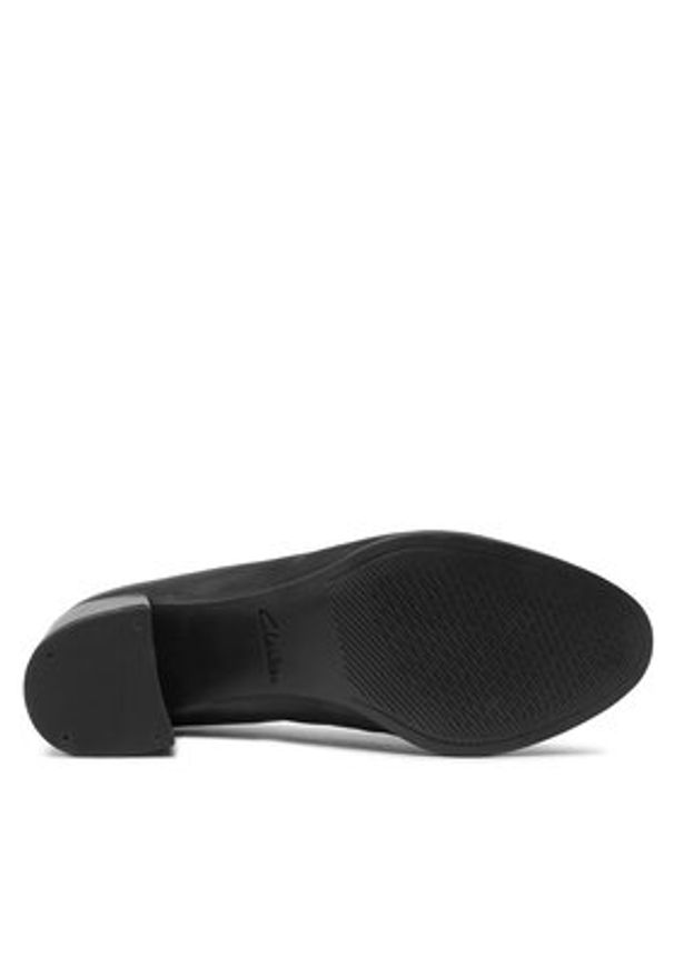 Clarks Czółenka Freva 55 Court 261709644 Czarny. Kolor: czarny. Materiał: skóra