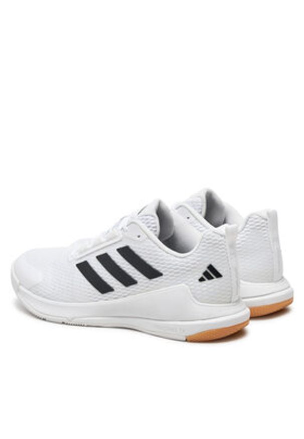 Adidas - adidas Buty halowe Novaflight 2 ID3667 Biały. Kolor: biały. Materiał: mesh, materiał