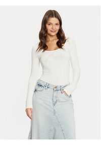 Guess Body W5RP00 K68D2 Écru Slim Fit. Materiał: wiskoza #10