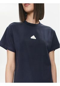 Adidas - adidas T-Shirt Embroidered IS4289 Granatowy Regular Fit. Kolor: niebieski. Materiał: bawełna #3