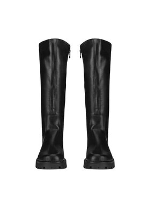 Jenny Fairy Oficerki WYL3979-1 Czarny. Kolor: czarny. Materiał: materiał