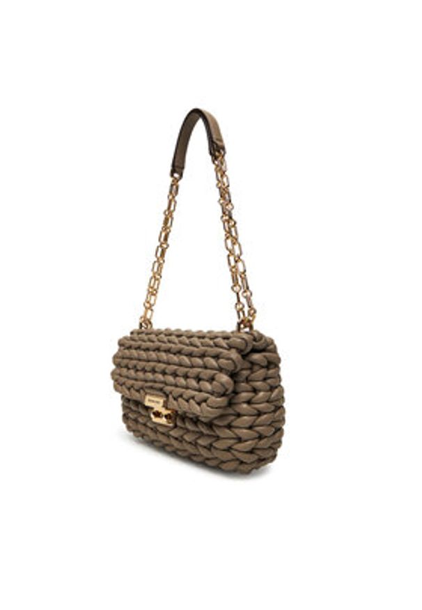 MICHAEL Michael Kors Torebka Tribeca 30T5G2RL7T Beżowy. Kolor: beżowy. Materiał: skórzane