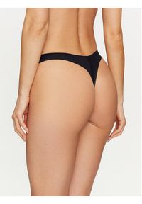 Calvin Klein Underwear Komplet 3 par stringów 000QD3558E Czarny. Kolor: czarny. Materiał: syntetyk