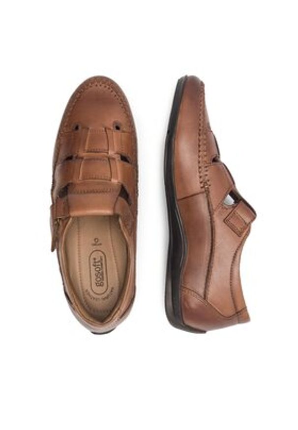 Go Soft Półbuty 1322 Brązowy. Kolor: brązowy. Materiał: skóra