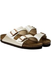 Birkenstock Klapki Arizona Birko-Flor 1009921 Złoty. Kolor: złoty. Materiał: skóra #8
