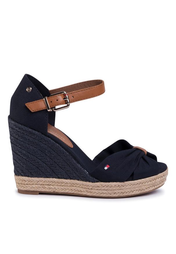 TOMMY HILFIGER - Espadryle Tommy Hilfiger. Kolor: niebieski