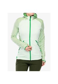 Bluza polarowa damska Vaude Scopi Fleece Jacket. Kolor: zielony. Materiał: polar