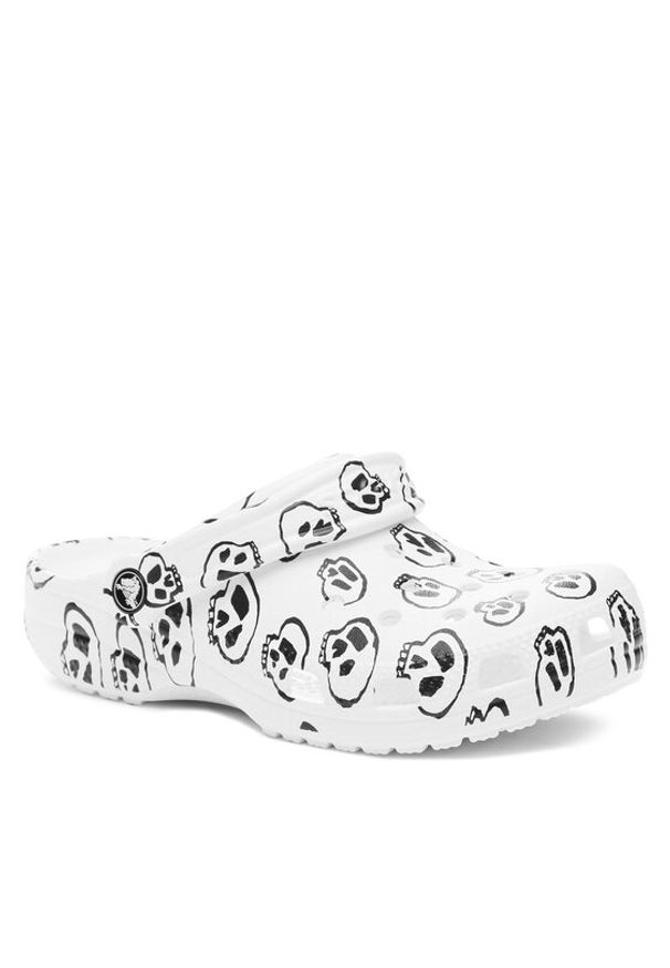 Klapki Crocs. Kolor: biały. Wzór: nadruk