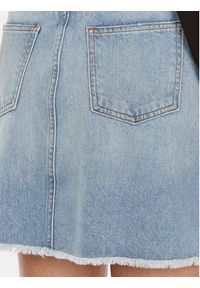 TwinSet - TWINSET Spódnica jeansowa 241TT2391 Niebieski Straight Fit. Kolor: niebieski. Materiał: bawełna #4