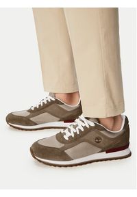 Timberland Sneakersy Scout Heights Low lace TB0A419GAGD1 Beżowy. Kolor: beżowy. Materiał: materiał #2