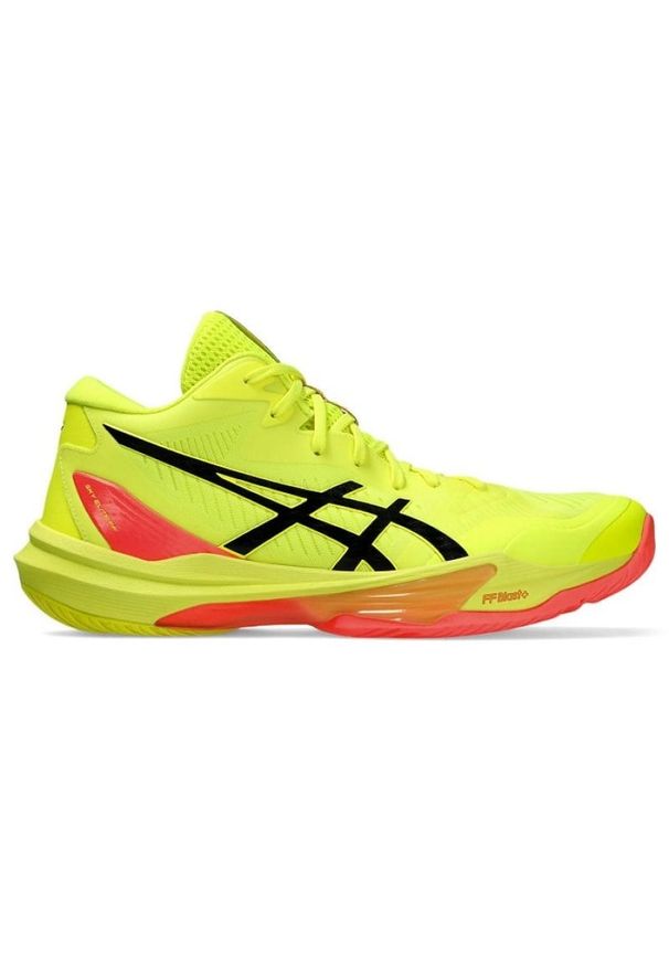 Buty do siatkówki Asics Sky Elite Ff Mt 3 Paris M 1051A084750 żółte. Kolor: żółty. Szerokość cholewki: normalna. Sport: siatkówka