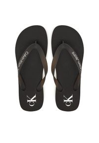 Calvin Klein Jeans Japonki Beach Sandal Transparent Tpu YW0YW01829 Czarny. Kolor: czarny. Materiał: syntetyk #1