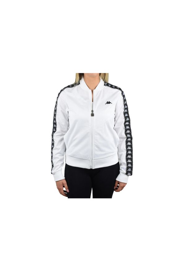 Kappa Imilia Training Jacket, damska bluza. Kolor: biały. Materiał: poliester