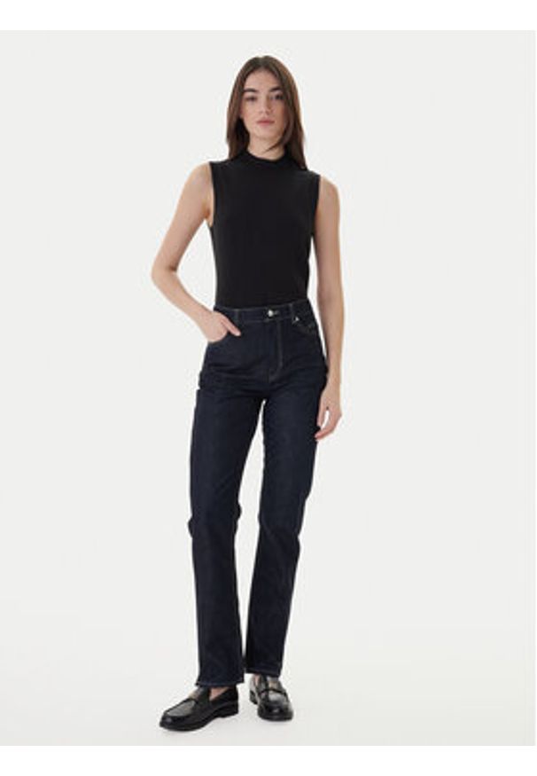 BOSS Jeansy Ada 50552466 Granatowy Slim Fit. Kolor: niebieski