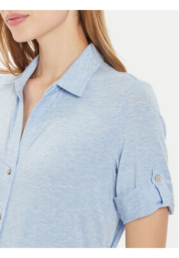 Tatuum Koszula Teti 1 T2409.080B Błękitny Regular Fit. Kolor: niebieski. Materiał: lyocell