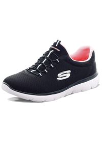 skechers - Buty Summits Rozmiar 37 - 12980-BKPK Czarny. Zapięcie: bez zapięcia. Kolor: czarny. Szerokość cholewki: normalna. Model: Skechers Sport. Sport: turystyka piesza