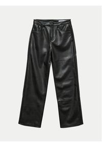 Vero Moda Spodnie z imitacji skóry Tessa 10310878 Czarny Wide Leg. Kolor: czarny. Materiał: skóra #6