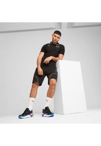 Polo Puma BMW MMS. Typ kołnierza: polo. Kolor: czarny. Styl: sportowy, elegancki