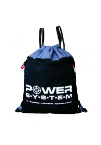 Worek sportowy na plecy POWER SYSTEM Gym Sack. Kolor: czarny #1