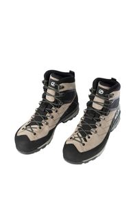 Scarpa - Buty trekkingowe męskie Mescalito Trk GTX. Kolor: czarny, beżowy, wielokolorowy. Materiał: skóra. Technologia: Gore-Tex