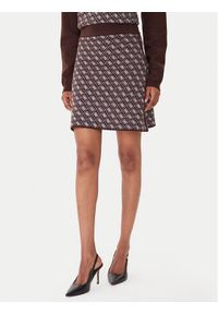 Guess Spódnica ołówkowa W5BD81 Z3JD2 Brązowy Slim Fit. Kolor: brązowy. Materiał: syntetyk