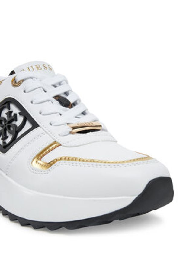 Guess Sneakersy 172257 Biały. Kolor: biały. Materiał: skóra
