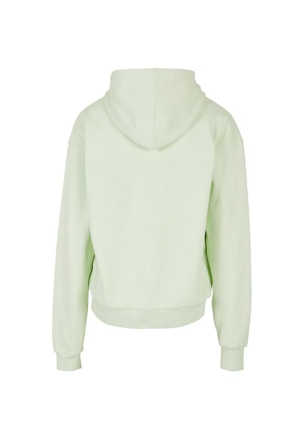 BUILD YOUR BRAND - Bawełniana Bluza Z Kapturem Dla Dorosłych Unisex Ultra Heavyweight Boxy Hoodie. Typ kołnierza: kaptur. Kolor: zielony. Materiał: bawełna