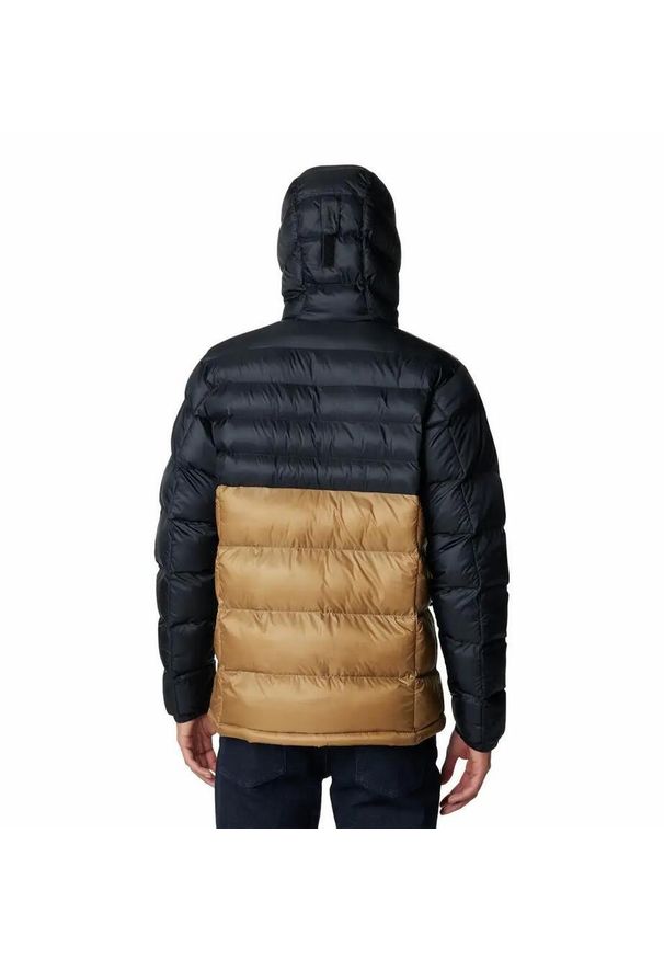 columbia - Kurtka Puchowa Columbia Buck Butte Insulated Hooded Jacket Męska. Kolor: czarny. Materiał: puch
