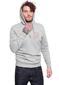 Lee - LEE SEASONAL LOGO HOODIE GREY MELE L80ZSP37. Kolor: szary #7