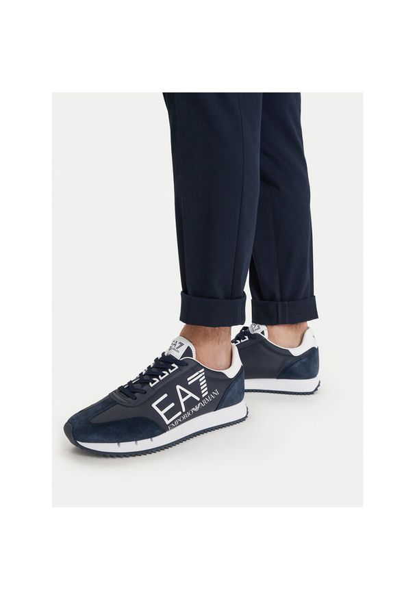 Sneakersy EA7 Emporio Armani. Kolor: niebieski