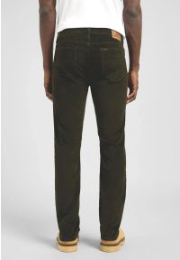 Lee - MESKIE SPODNIE SZTRUKSOWE LEE RIDER OLIVE NIGHT 112370641. Materiał: sztruks #4