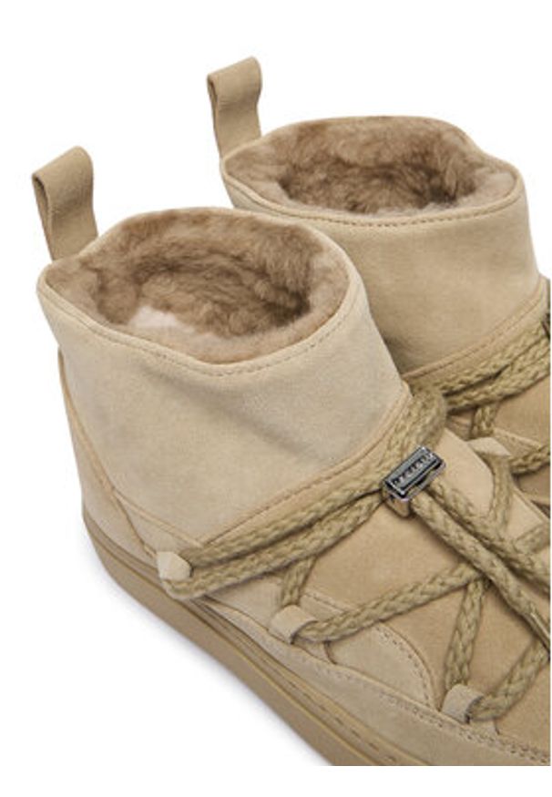 Inuikii Śniegowce Classic Low 1001.001.0092 Zielony. Kolor: zielony. Materiał: zamsz, skóra