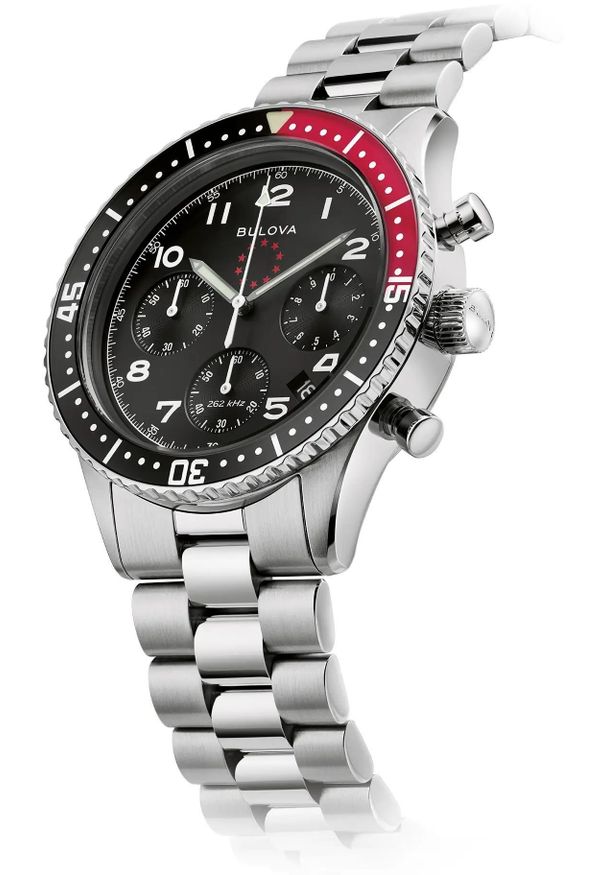 Zegarek THI Zegarek Męski Bulova Marine Star Chronograph 98B451 (44 mm). Styl: marine